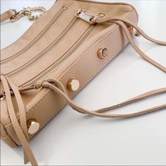 Rebecca Minkoff 5-Zip Pebble Leather Bag - Picture 6 of 16